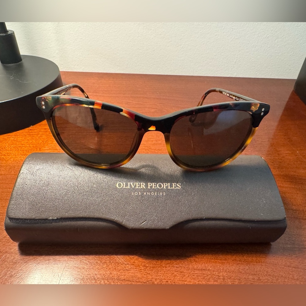 Oliver Peoples Tortoise Shell Jardinette sun glasses 52mm